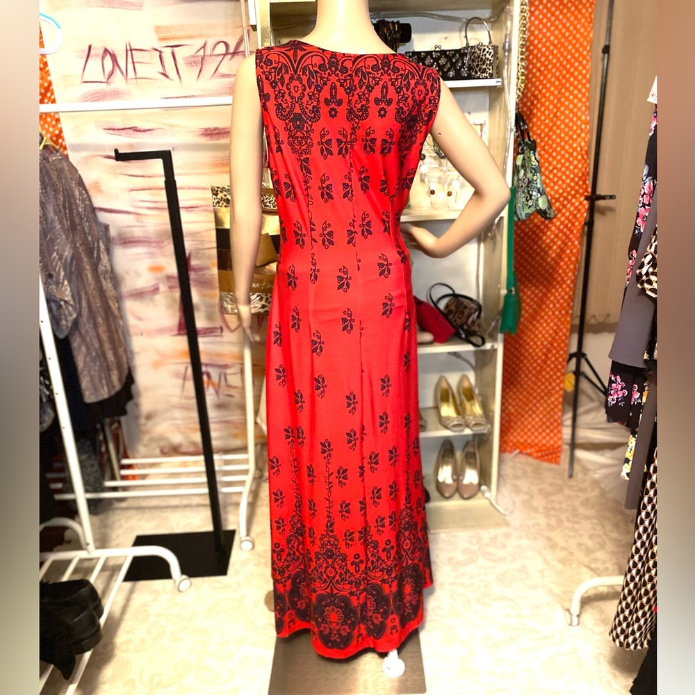 10085 red maxi with pockets size XL - Picture 4 of 4